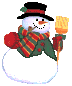 pupazzo di neve scopa.gif